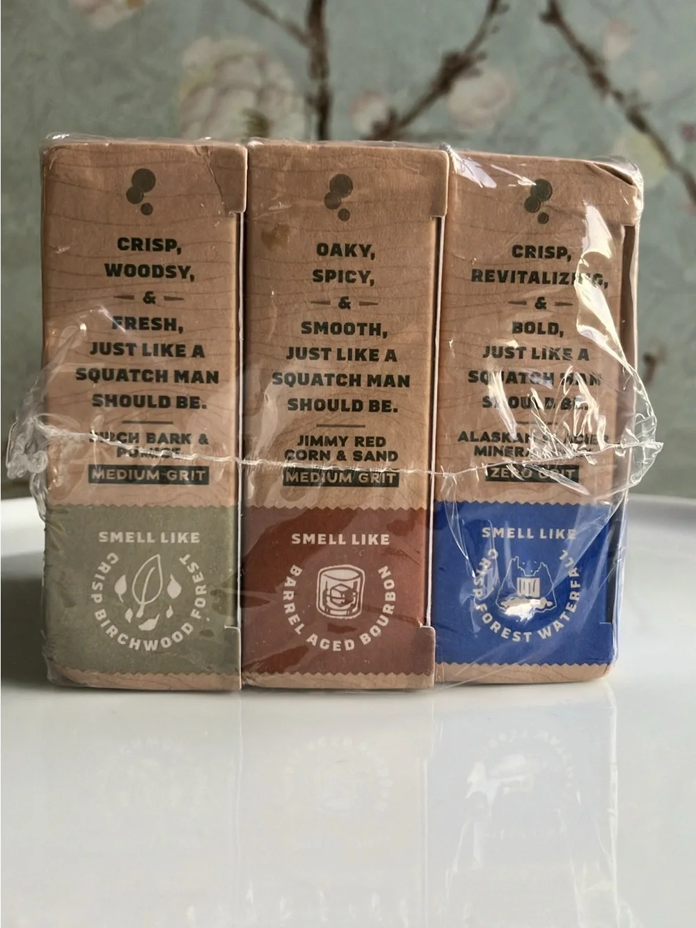 Dr. Squatch Fresh Falls Men's Natural Soap - Blue Bar Pack